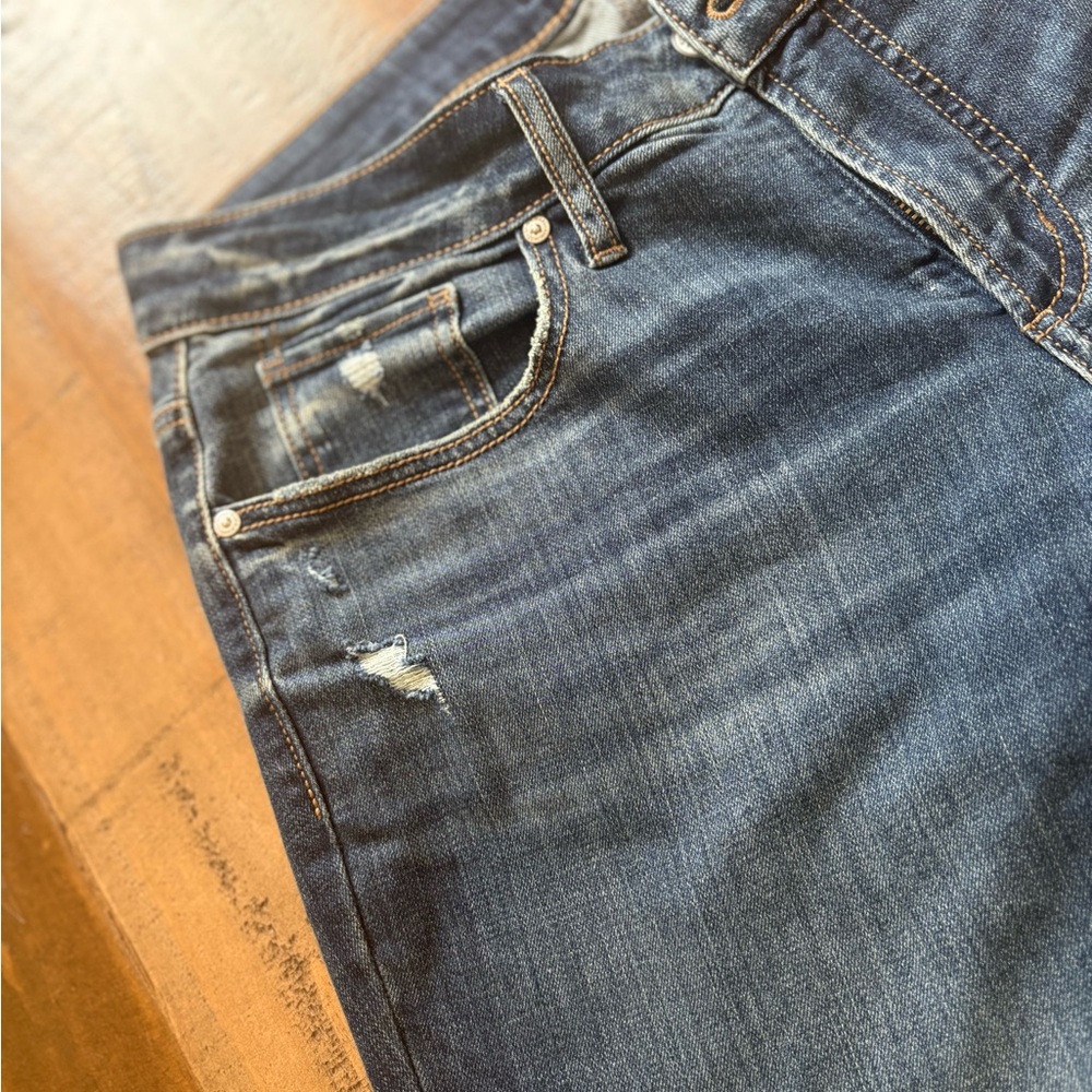 Silver Jeans Women's Boyfriend Jeans - Dark Blue Wash - Picture 2 of 11